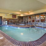 indoor pool and hot tub