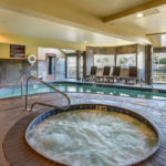 indoor pool and hot tub